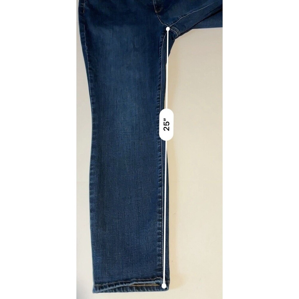 NYDJ Skinny Denim Jeans Women's Size 14 Lift Tuck Technology Medium Wash - Picture 9 of 10